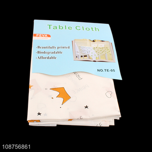 Top sale rectangle biodegradable tabletop decoration table cloth