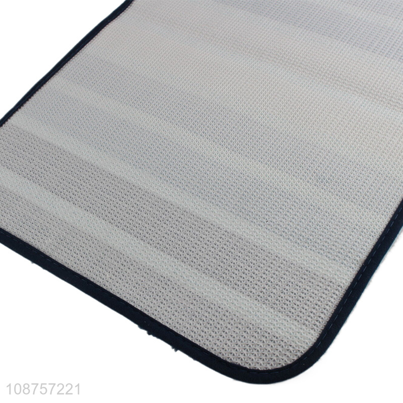 New product striped anti-slip bathroom rug carpet kitchen door mat