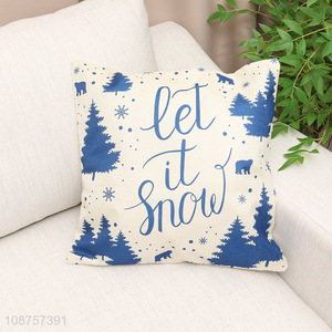 High quality soft Christmas <em>pillow</em> cover for home couch sofa