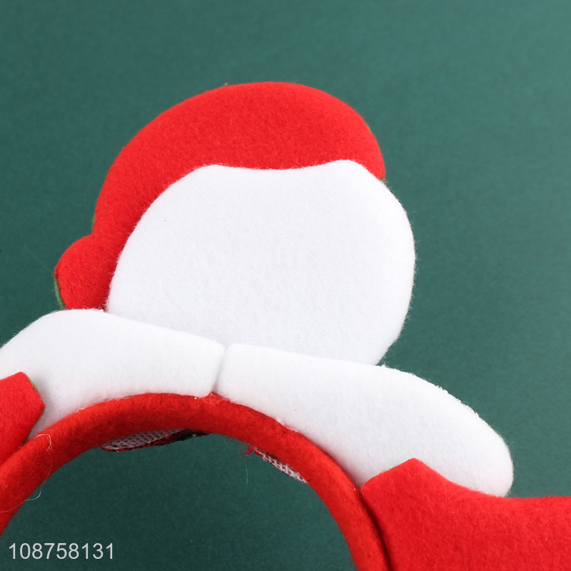 China supplier christmas decoration snowman hair hoop for children