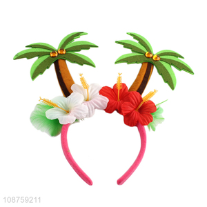 New Product Hawaii Party Hair Hoop Summer Cute Headband for Kids Adults