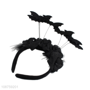 Hot selling Halloween bat hair hoop festive headband for women men