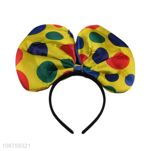 New product clown headbands bowknot hair hoop cosplay costume hairbands