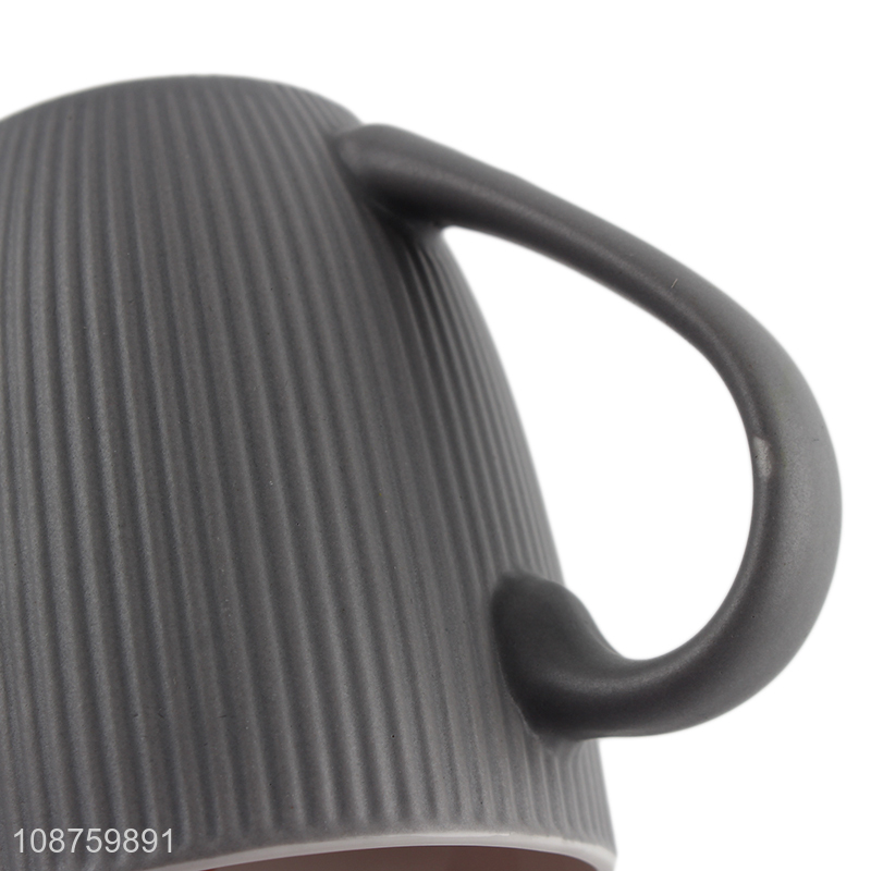Yiwu factory ceramic water cup water mug with handle