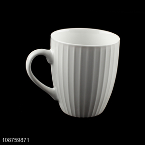 Top sale white ceramic water cup coffee cup for home
