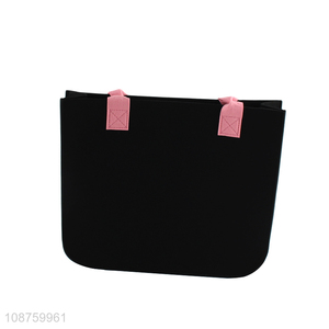 Latest products black lightweight portable tote bag handbag