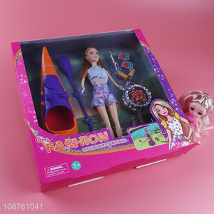 Hot selling 11.5-inch doll & accessories outdoor <em>camping</em> playset