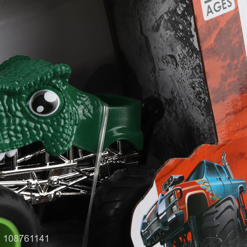 Custom friction powered big foot off-road dinosaur truck toy