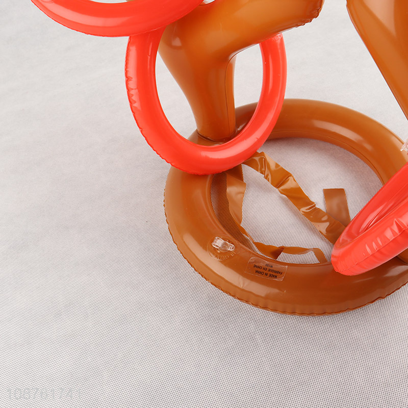 Yiwu market inflatable antler ring toss game for party