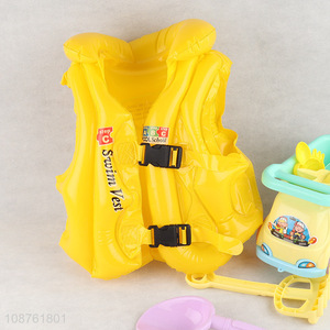 China wholesale swimming inflatable <em>life</em> <em>vest</em> <em>life</em> jacket