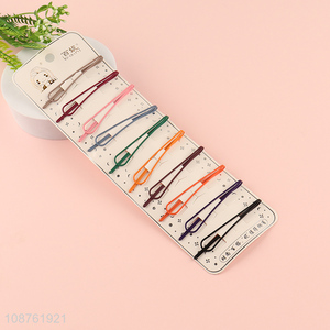 Yiwu market multicolor cute <em>girls</em> hollow hairpin <em>hair</em> <em>accessories</em> set