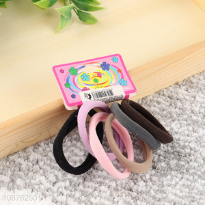 Wholesale no damage elastic hair bands seamless hair ties for women