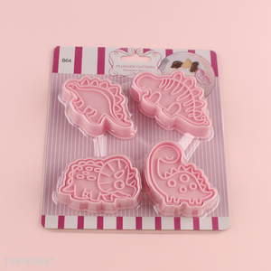 China supplier non-stick dinosaur shaped cake mould cookies mold