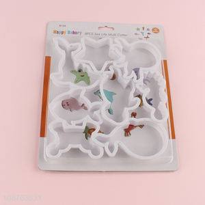 Top sale sea life series 8pcs cookies mould cookies cutter set