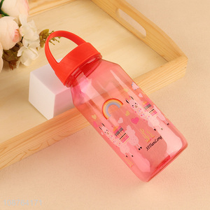 China products portable kids plastic water bottle with handle