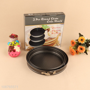 Yiwu market round non-stick cake mould baking tool wholesale