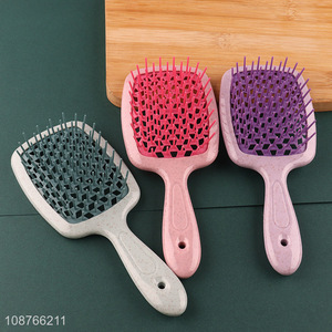 Online wholesale plastic detangling comb hairbrush