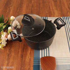 Factory supply aluminum stockpot with lid