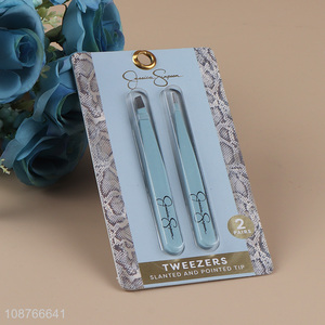 New product 2pcs eyebrow tweezers