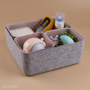 Wholesale felt cloth storage box