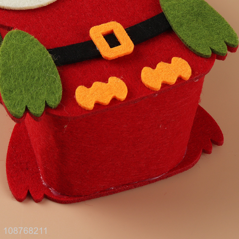 Good sale felt cloth christmas basket