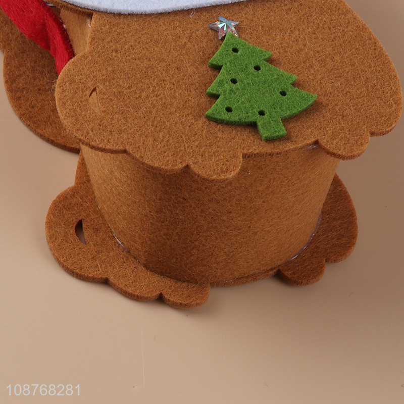 Hot products felt cloth christmas basket