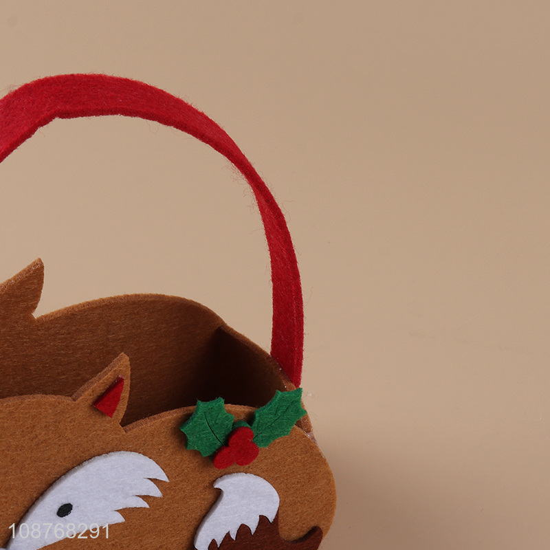 Hot items felt cloth christmas basket