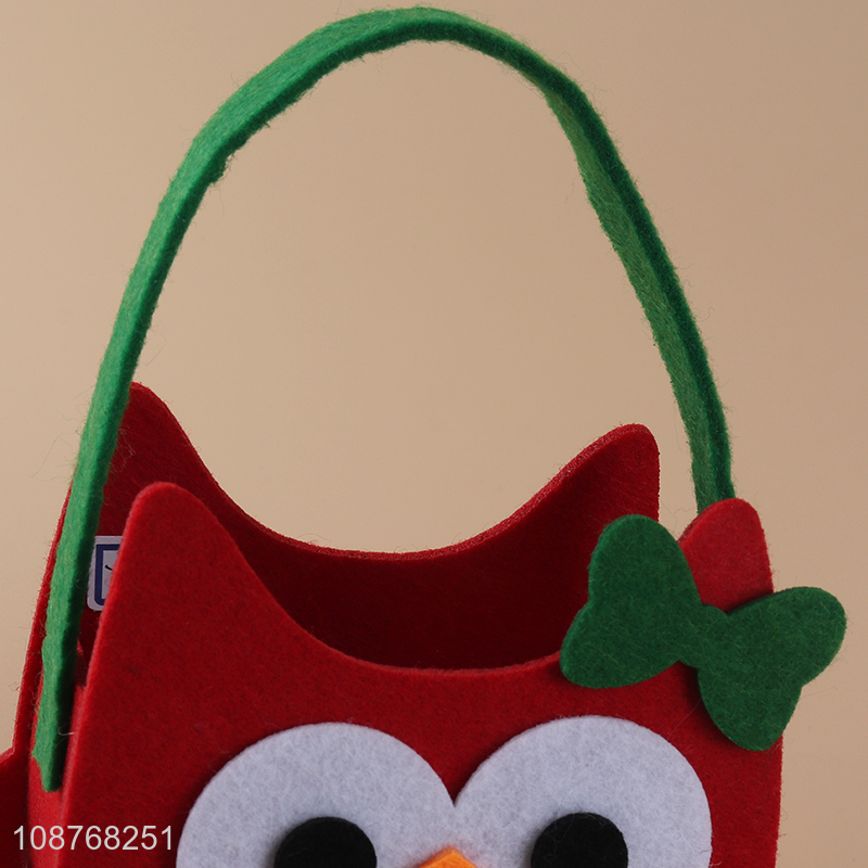 Hot selling felt cloth christmas basket