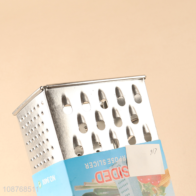Good quality 4-side box grater for kitchen