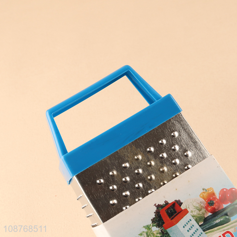 Good quality 4-side box grater for kitchen