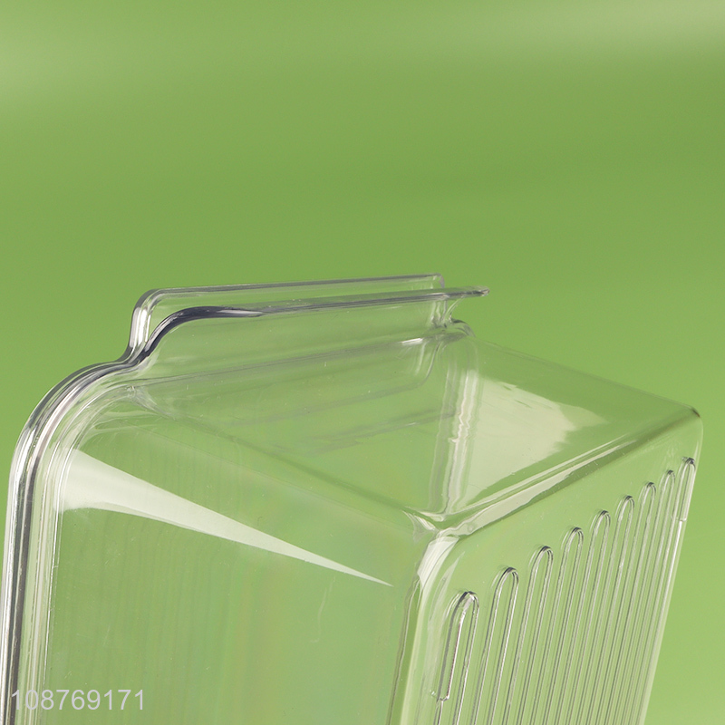 New product plastic refrigerator organizer bin with lid