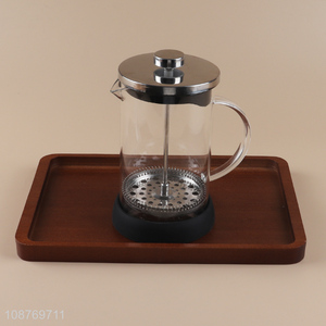 Low price manual coffee press pot maker for sale