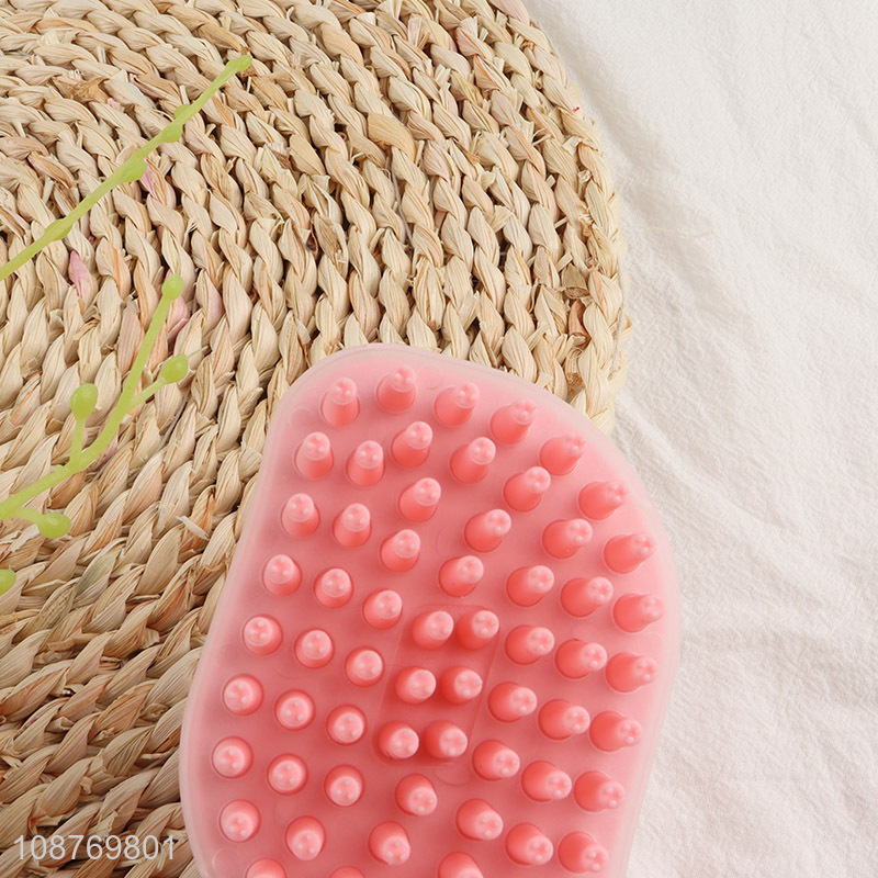 Good quality soft pet dog bath brush