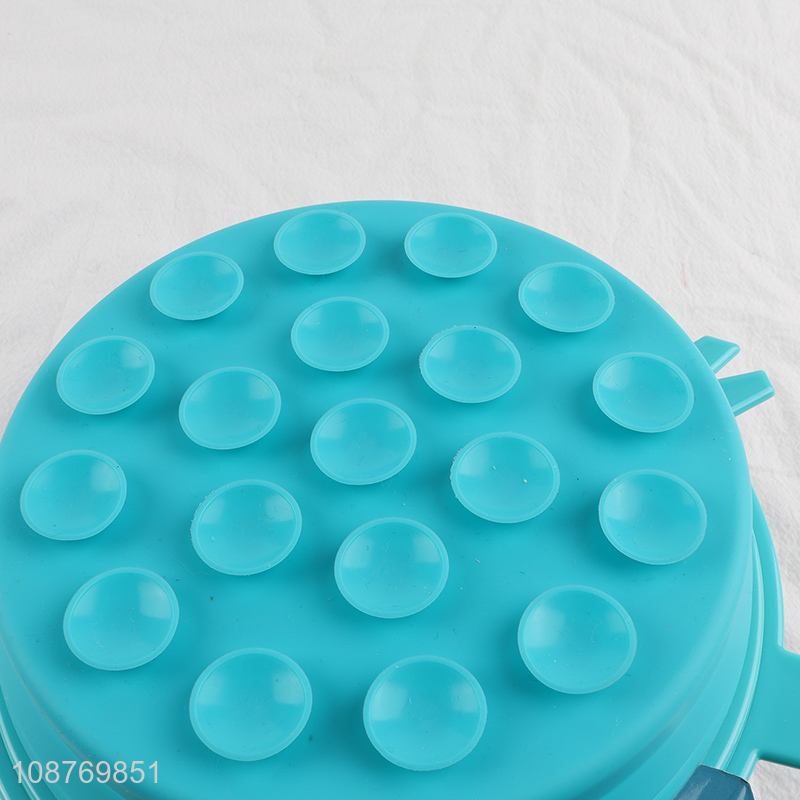 New product round collapsible silicone pet bowl