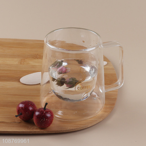 Top selling double-wall <em>glass</em> water <em>cup</em>