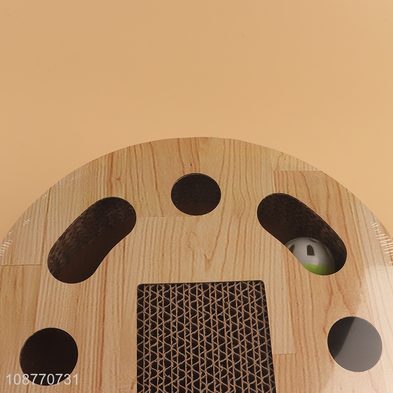 Online wholesale oval cardboard cat scratcher pad