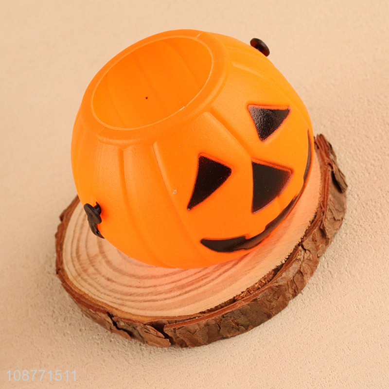Good quality 4pcs mini pumpkin trick or treat buckets