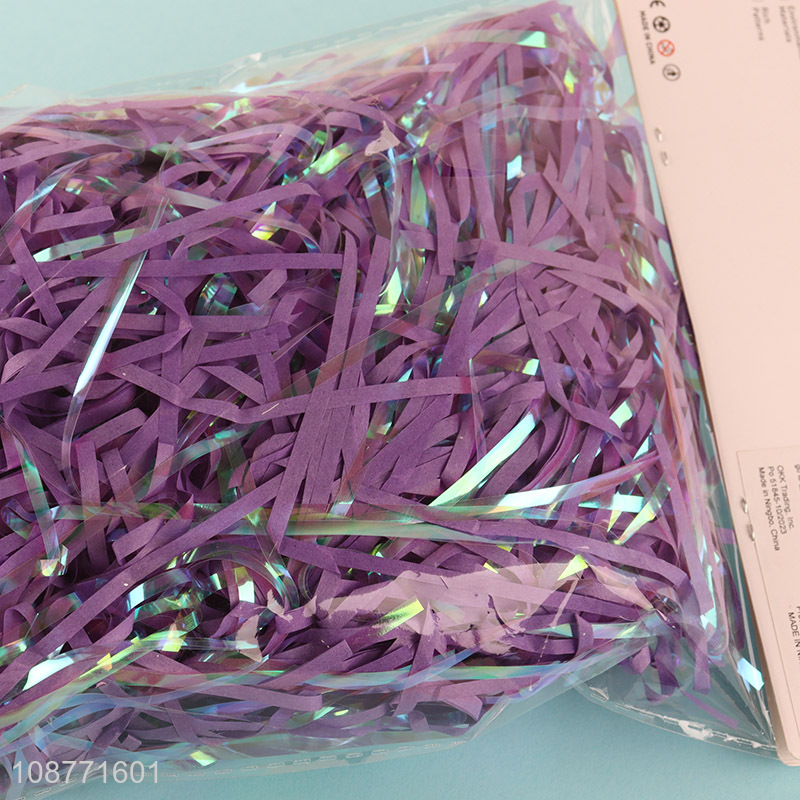 Hot selling raffia grass shredded plastic for gift box