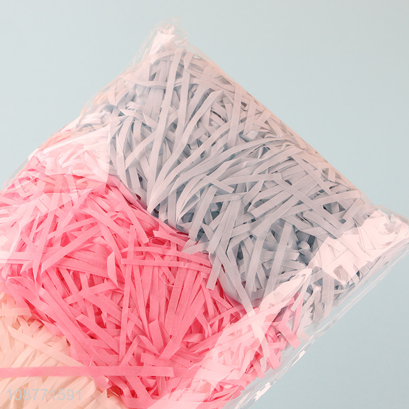 Factory supply colored shredded paper easter basket filler