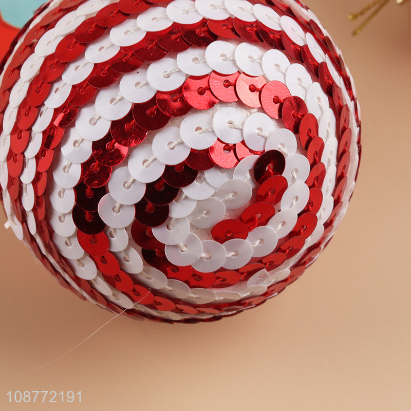 Yiwu market 2pcs round christmas ball