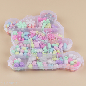 Hot products children jewelry diy beaded set toys