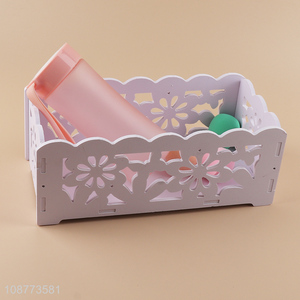 China factory plastic hollow storage basket