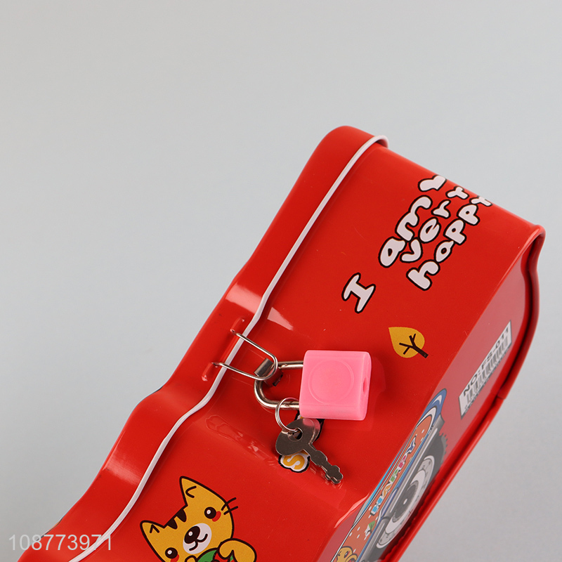 China imports tin saving pot money box for kids