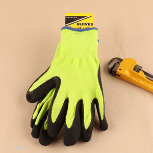 Factory price nitrile safety gloves work gloves