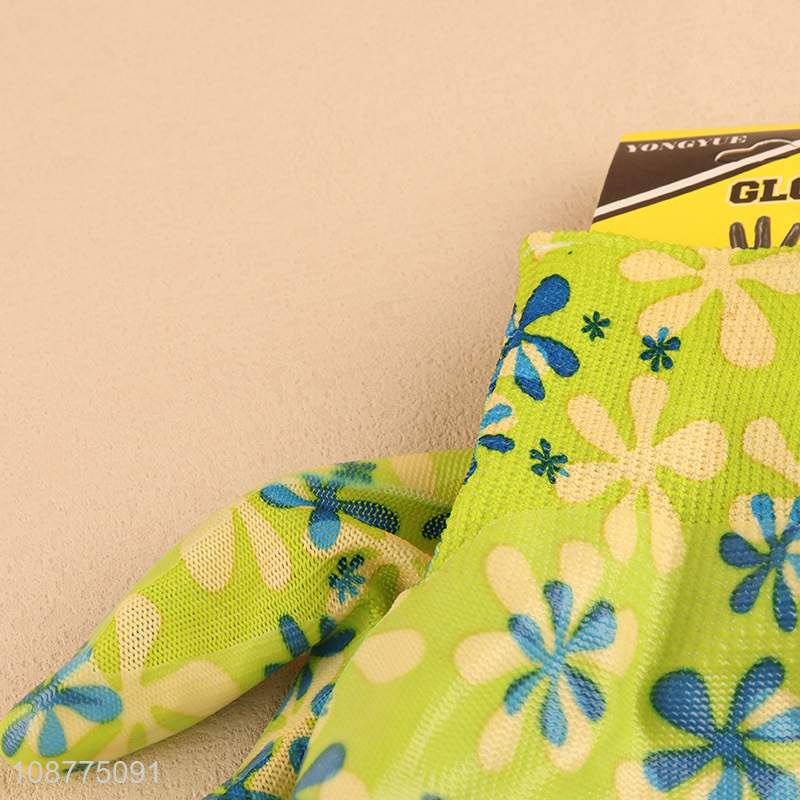 New product floral print garden gloves work gloves