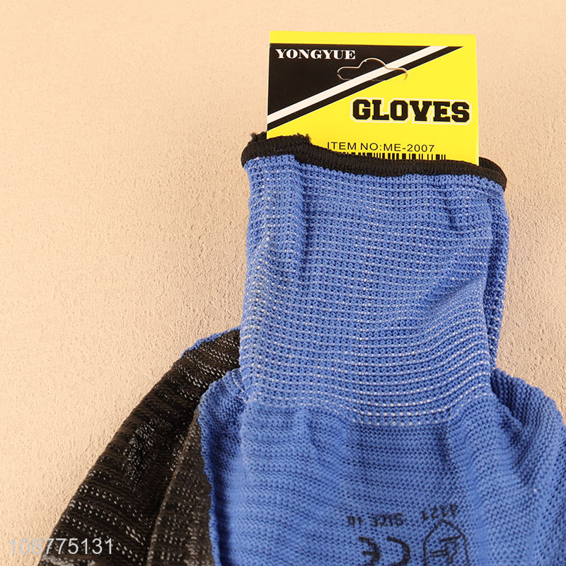 Custom logo nitrile safety gloves work gloves