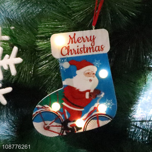 Best price <em>sock</em> shaped christmas hanging ornaments