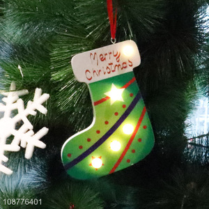 Top quality <em>sock</em> shaped christmas hanging ornaments