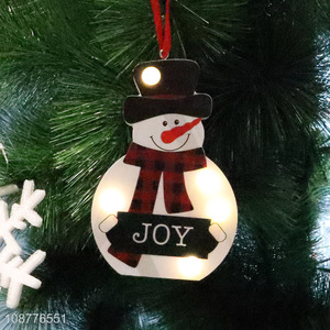Hot sale snowman shaped christmas hanging ornaments