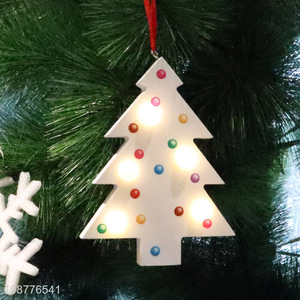 Best selling xmas tree shaped christmas hanging ornaments